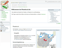 Tablet Screenshot of planebruch.de